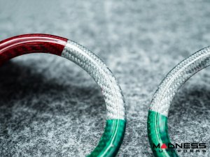 Alfa Romeo Giulia Interior Air Vent Cover Trim Kit - Carbon Fiber - Rear Set - Italian Theme - Feroce Carbon Alfa Romeo Giulia Interior Air Vent Cover Trim Kit - Carbon Fiber - Rear Set - Italian Theme - Feroce Carbon